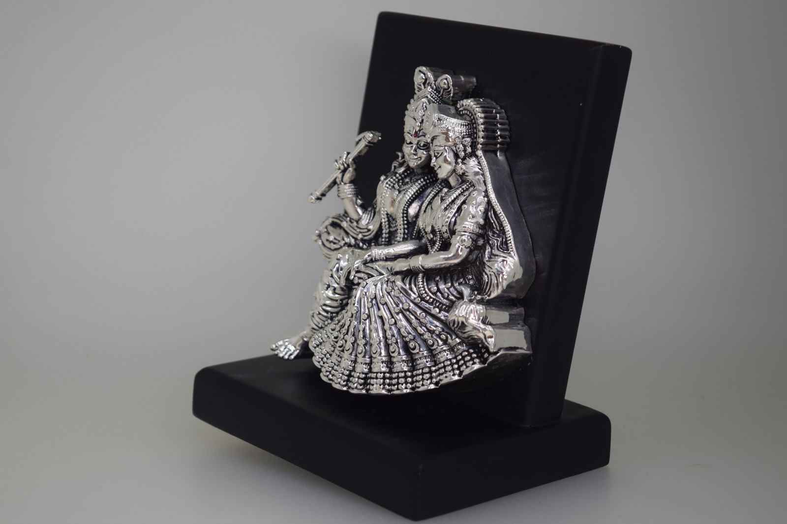 Suraj Bhan Jewellery Hub - 3D Eternal Silver Radha Krishna Frame